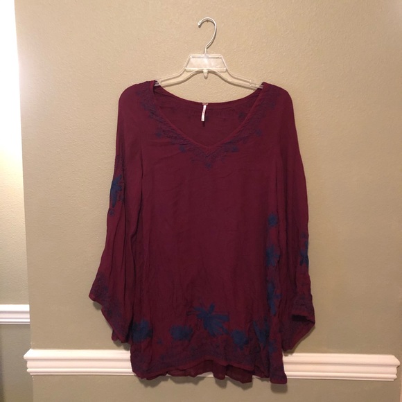 Free People Dresses & Skirts - Free People Boho Mini Dress/Tunic Top